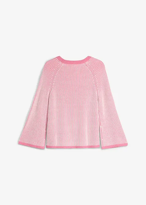 Pull en grosse maille c&ocirc;tel&eacute;e, bonprix