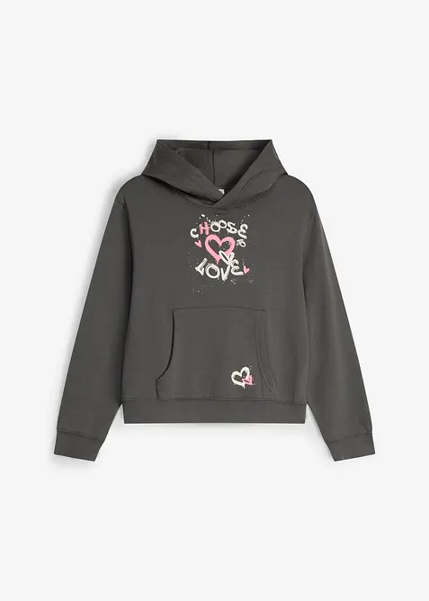 Hoodie aus weicher Bio-Baumwolle, bonprix