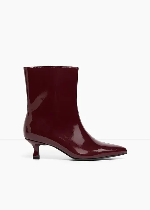 Stiefeletten in Lack-Optik, bonprix
