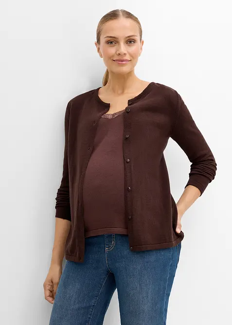 Gilet en maille de grossesse et d&rsquo;allaitement, bonprix