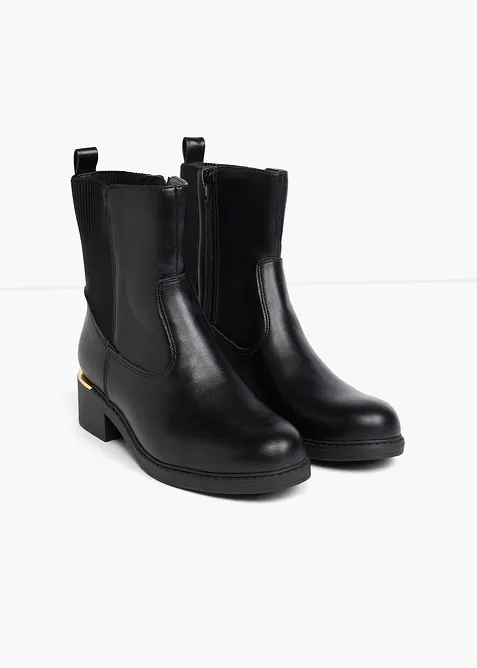 Boots &agrave; empi&egrave;cement &eacute;lastiqu&eacute;, bonprix