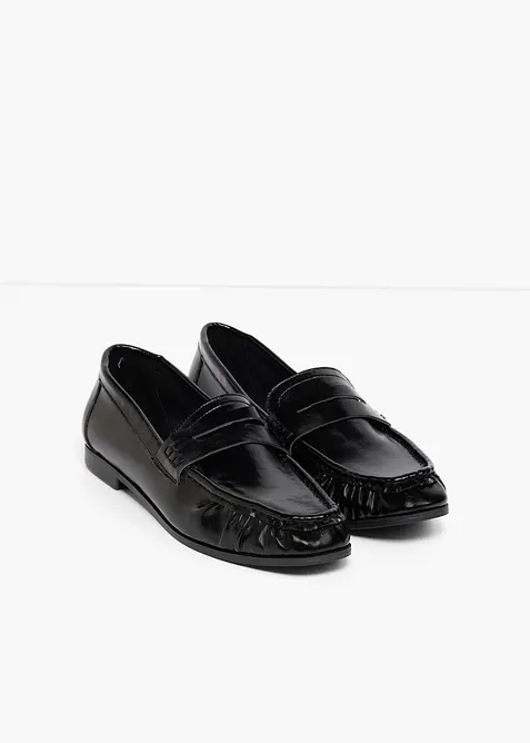 Loafer mit Raffung, bonprix