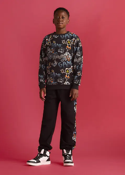 Surv&ecirc;tement sweat en coton doux, bonprix