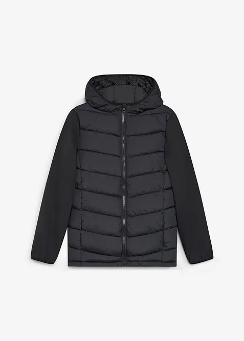 Veste l&eacute;g&egrave;rement rembourr&eacute;e &agrave; capuche amovible, bonprix