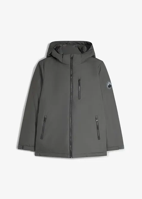 Wasserabweisende Funktions-Jacke mit abnehmbarer Kapuze, bonprix