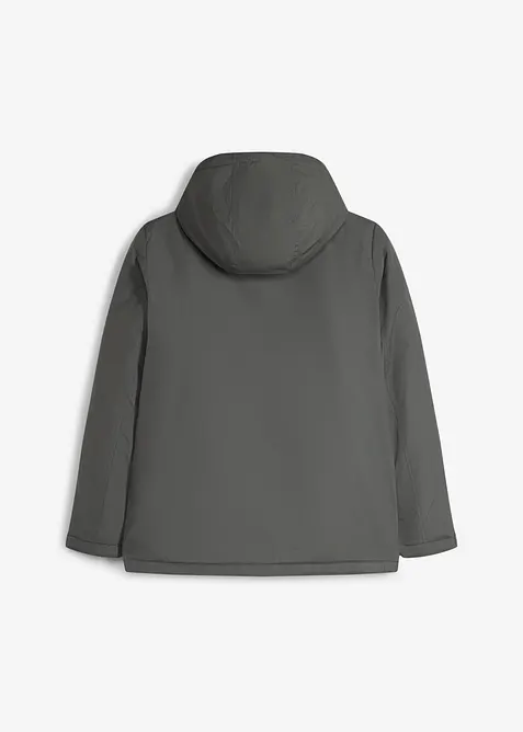Parka en mati&egrave;re d&eacute;perlante &agrave; capuche amovible, bonprix