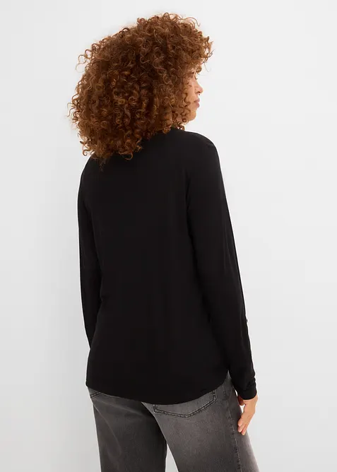 Langarmshirt aus softer Viskose, bonprix