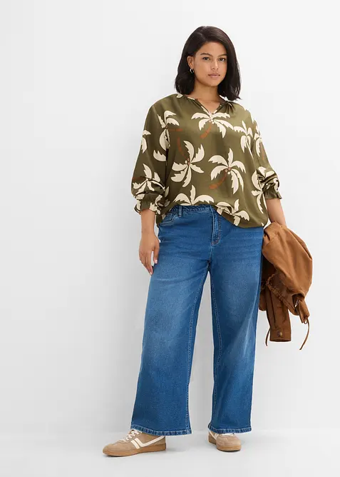 Blouse douce en viscose, bonprix