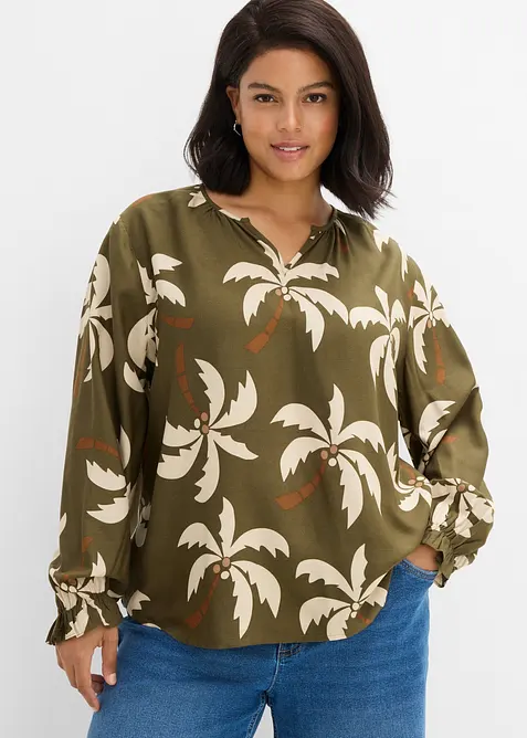 Blouse douce en viscose, bonprix