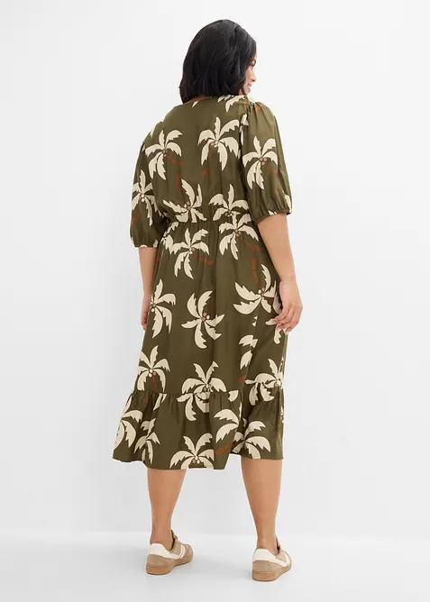 Midikleid aus softer Viskose, bonprix