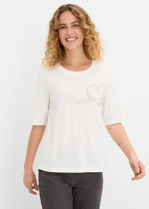 T-Shirt aus reiner Bio-Baumwolle, bonprix