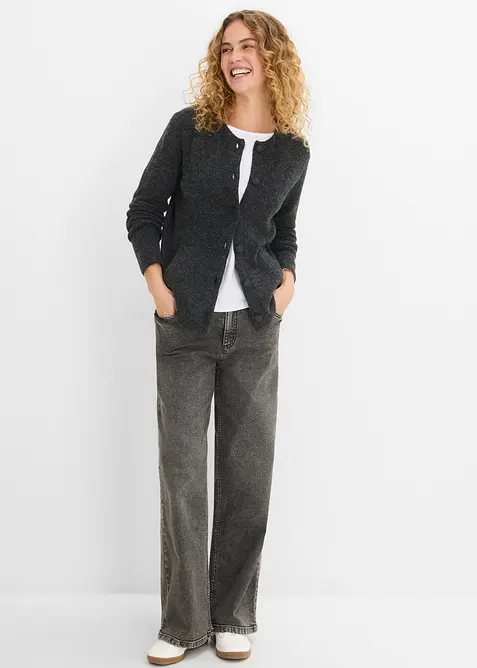 Ripp-Strickjacke, bonprix