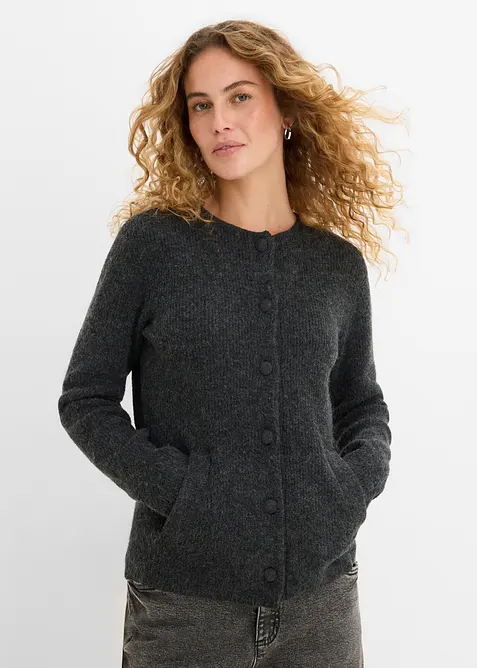 Ripp-Strickjacke, bonprix