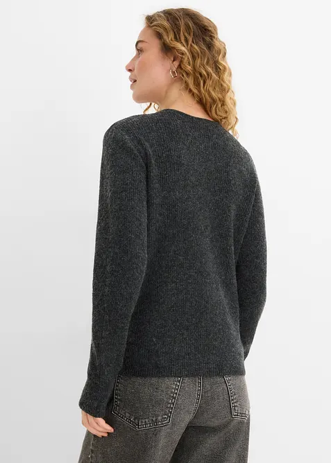 Ripp-Strickjacke, bonprix