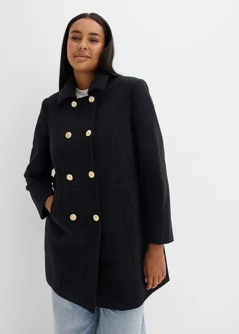 Kurzmantel in Wool-Optik, bonprix