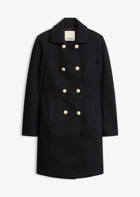 Kurzmantel in Wool-Optik, bonprix