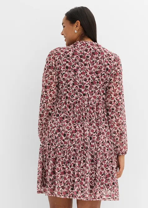 Robe en jersey et mesh fin, bonprix
