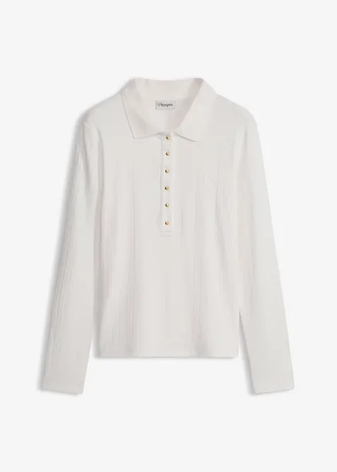 Poloshirt aus softem Viskose-Mix, bonprix