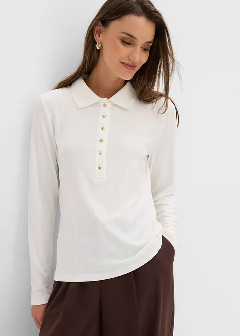 Poloshirt aus softem Viskose-Mix, bonprix