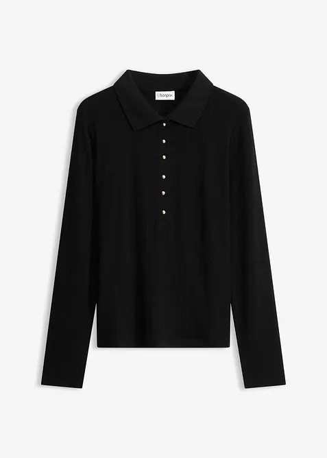 Poloshirt aus softem Viskose-Mix, bonprix