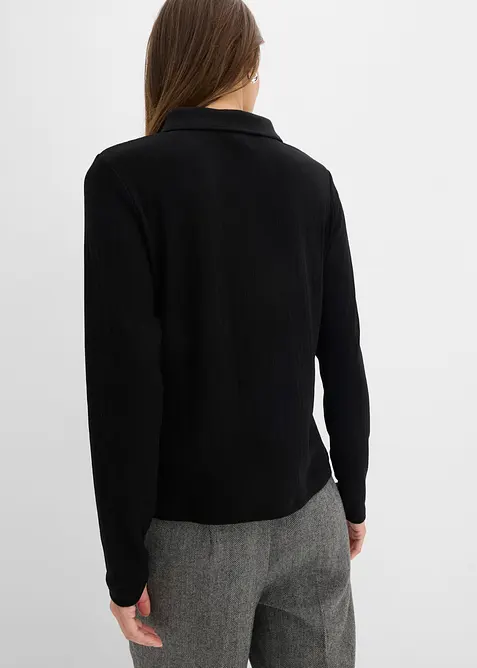 Poloshirt aus softem Viskose-Mix, bonprix