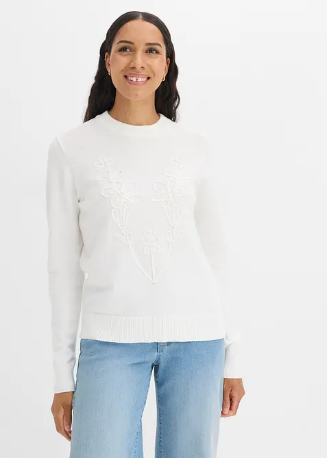 Feinstrickpullover aus Viskose-Mix, bonprix