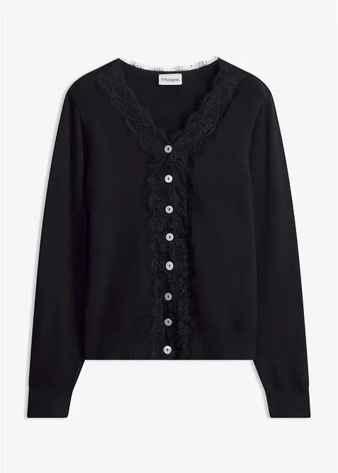 Strickjacke aus softem Viskose-Mix, bonprix