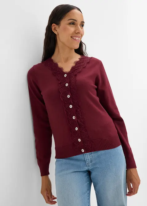 Strickjacke aus softem Viskose-Mix, bonprix