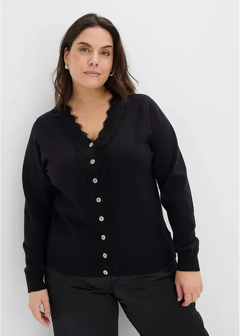 Strickjacke aus softem Viskose-Mix, bonprix