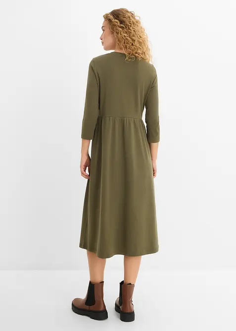 Shirtkleid aus reiner Bio-Baumwolle, bonprix