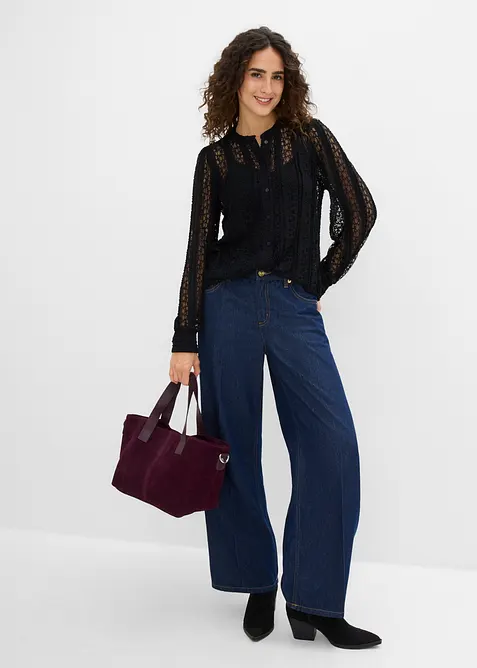 Jerseybluse mit Top (2-tlg. Set), bonprix