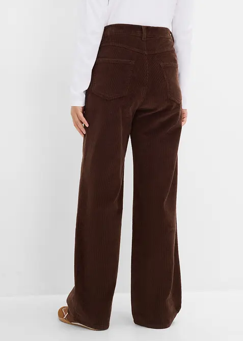 High-Waist-Cordhose aus Baumwoll-Mix, bonprix