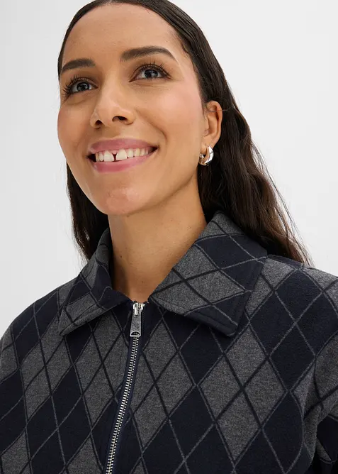 Blouson &agrave; carreaux, bonprix