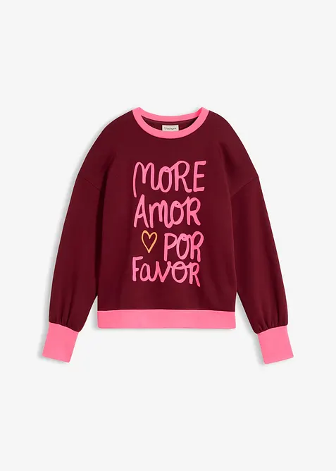 Sweat en coton m&eacute;lang&eacute;, bonprix