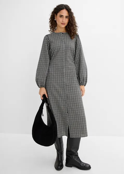 Kariertes Midikleid, bonprix