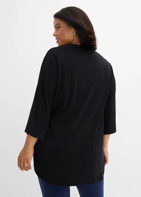 T-shirt long et oversize 100% coton, bonprix