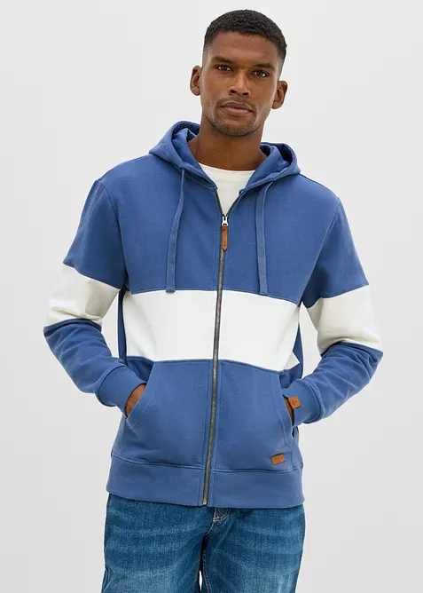 Kapuzen-Sweatjacke in Regular Fit, bonprix