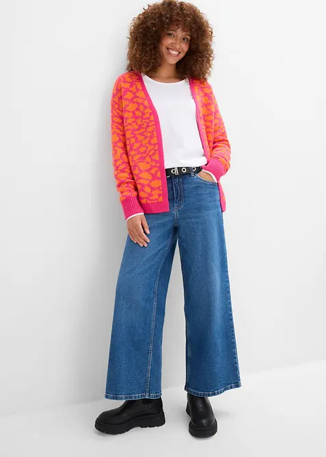 Weite Grobstrickjacke, bonprix