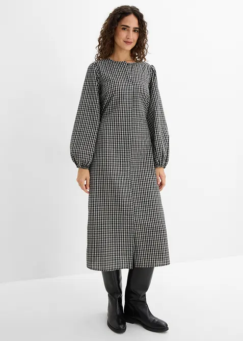 Kariertes Midikleid, bonprix