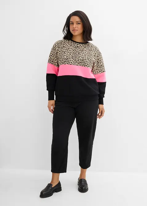 Sweat en coton m&eacute;lang&eacute;, bonprix