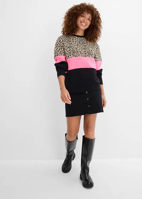 Sweatshirt aus Baumwoll-Mix, bonprix
