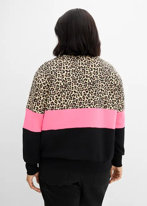 Sweat en coton m&eacute;lang&eacute;, bonprix