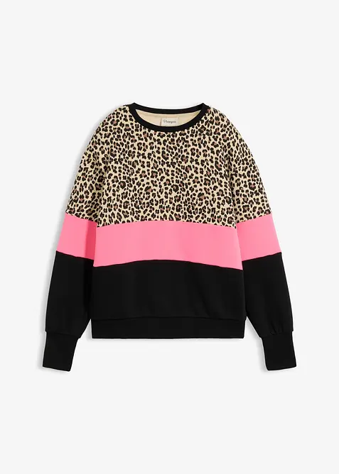 Sweat en coton m&eacute;lang&eacute;, bonprix