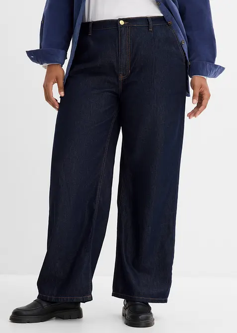 Wide-Leg-Jeans High Waist, bonprix