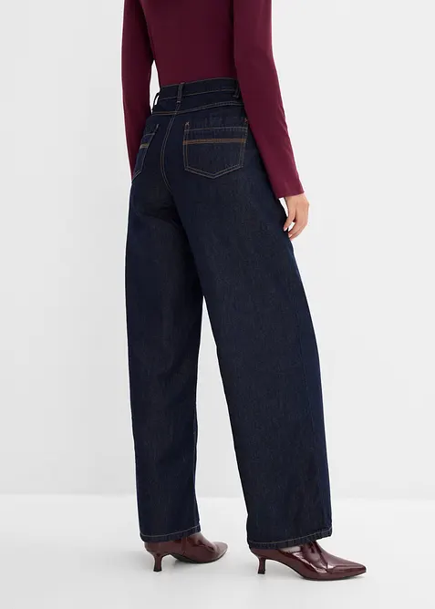 Wide-Leg-Jeans High Waist, bonprix