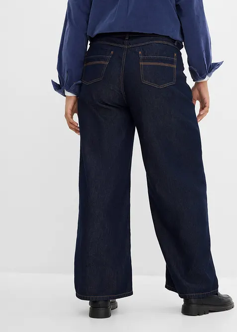 Wide-Leg-Jeans High Waist, bonprix