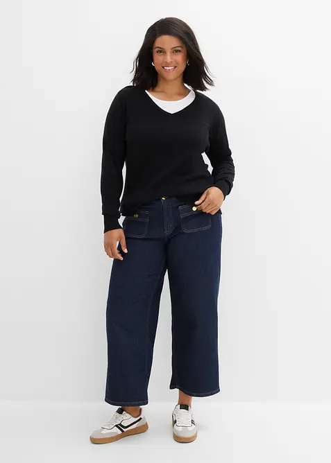 Wide-Leg-Jeans, bonprix