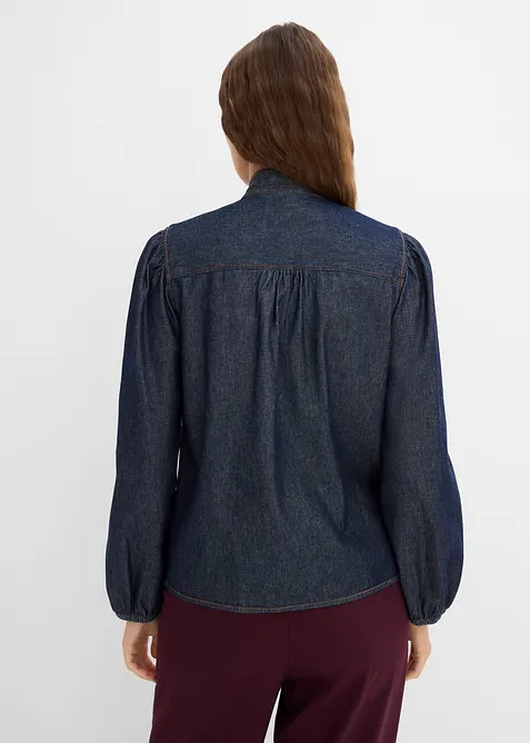Jeansbluse aus Bio-Baumwolle, bonprix
