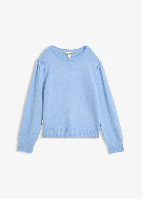 Pullover mit Puff&auml;rmel, bonprix