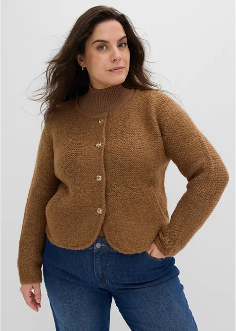 Weit geschnittene Strickjacke, bonprix